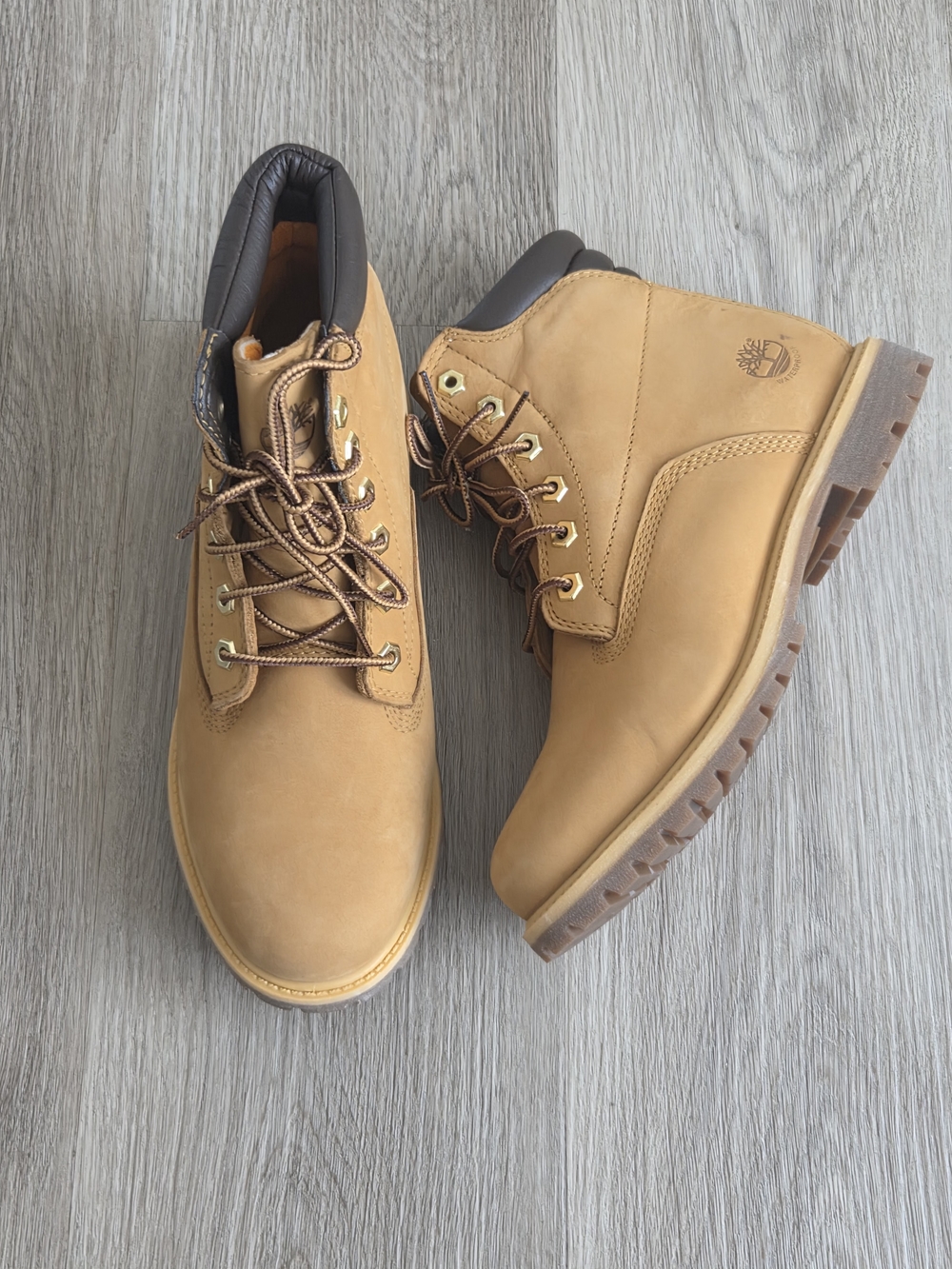 Timberland Men's Wheat Premium Nubuck Work Boots